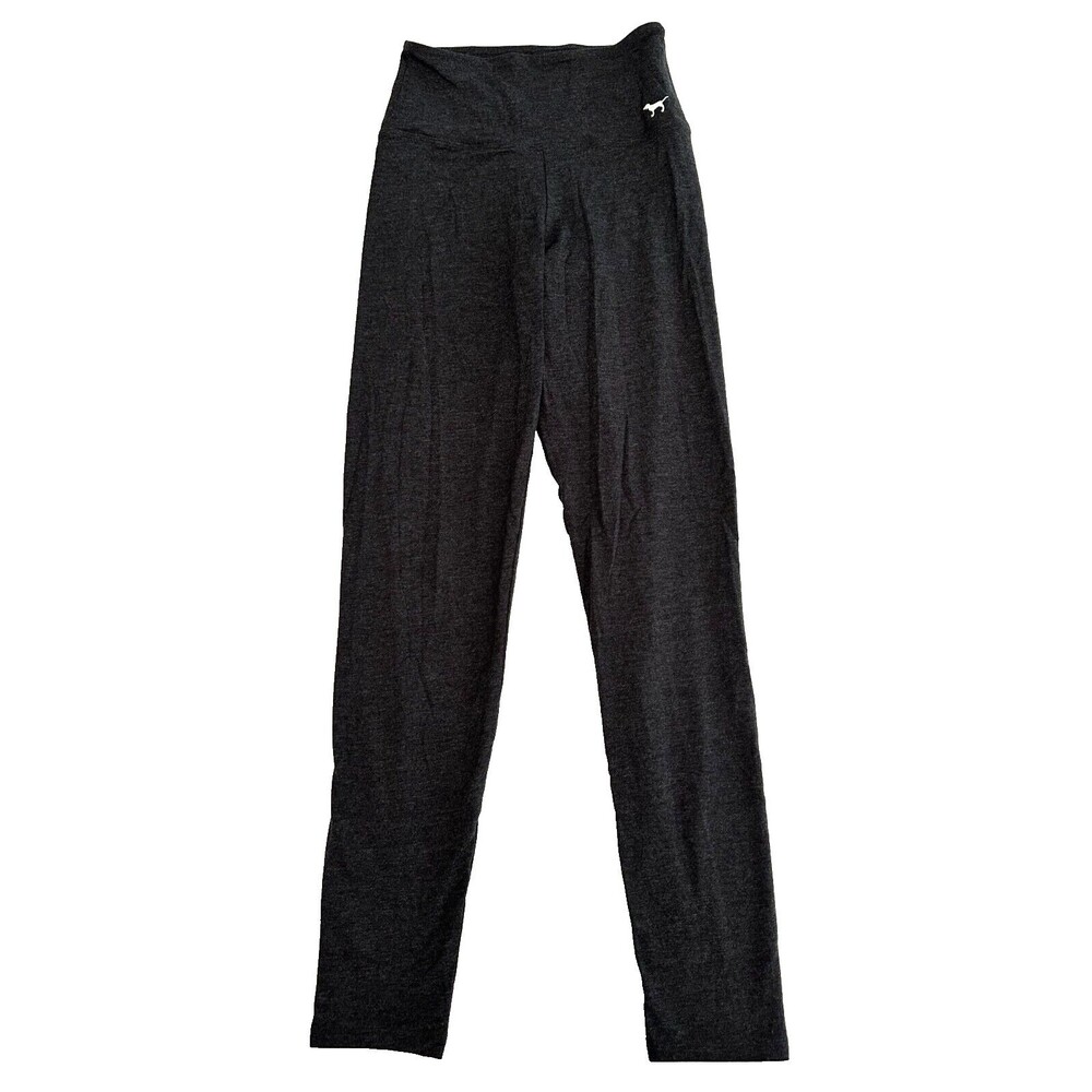Victoria's Secret PINK Dark Gray Active Leggings High-Rise Pant Size Small